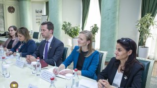 Chairman of the RA Investigative Committee Received U.S. Deputy Assistant Secretary in the Bureau of International Narcotics and Law Enforcement Affairs Brandon Yoder; Issues of Cooperation Expansion Discussed (photos)